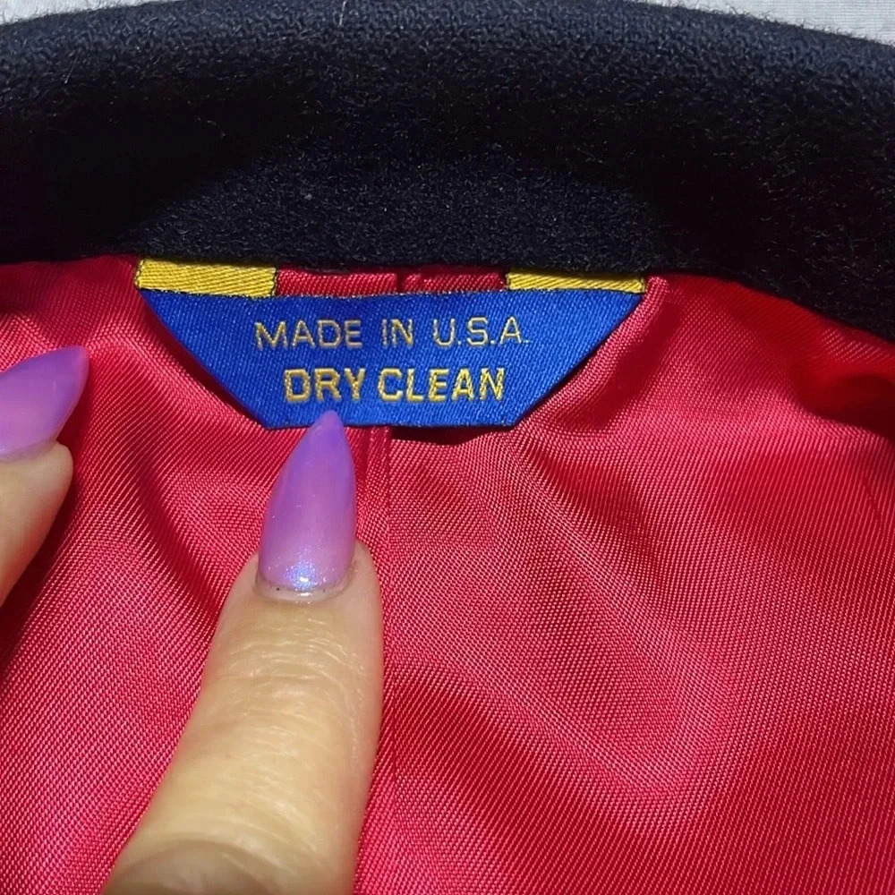 Pendleton Navy Blazer With Red Lining - image 3